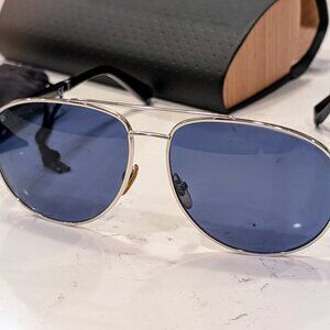 Omega OM 0006 18V 61mm Men pilot sunglasses